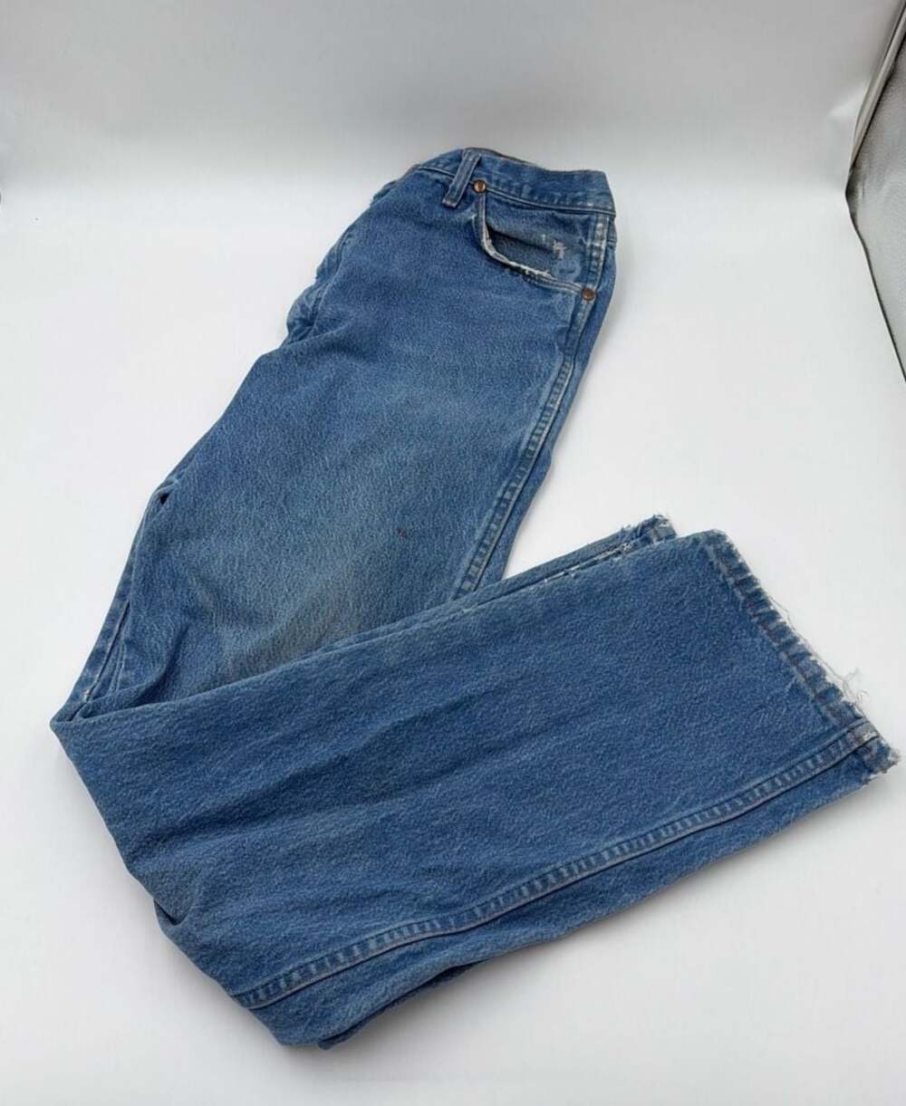 Vintage Style Wrangler 13MWZ Cowboy Cut Original Fit Jeans 38x34 - Picture 7 of 8
